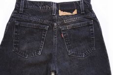 画像5: 90s USA製 Levi'sリーバイス 550 ブラック デニムパンツ 5 M★165 (5)