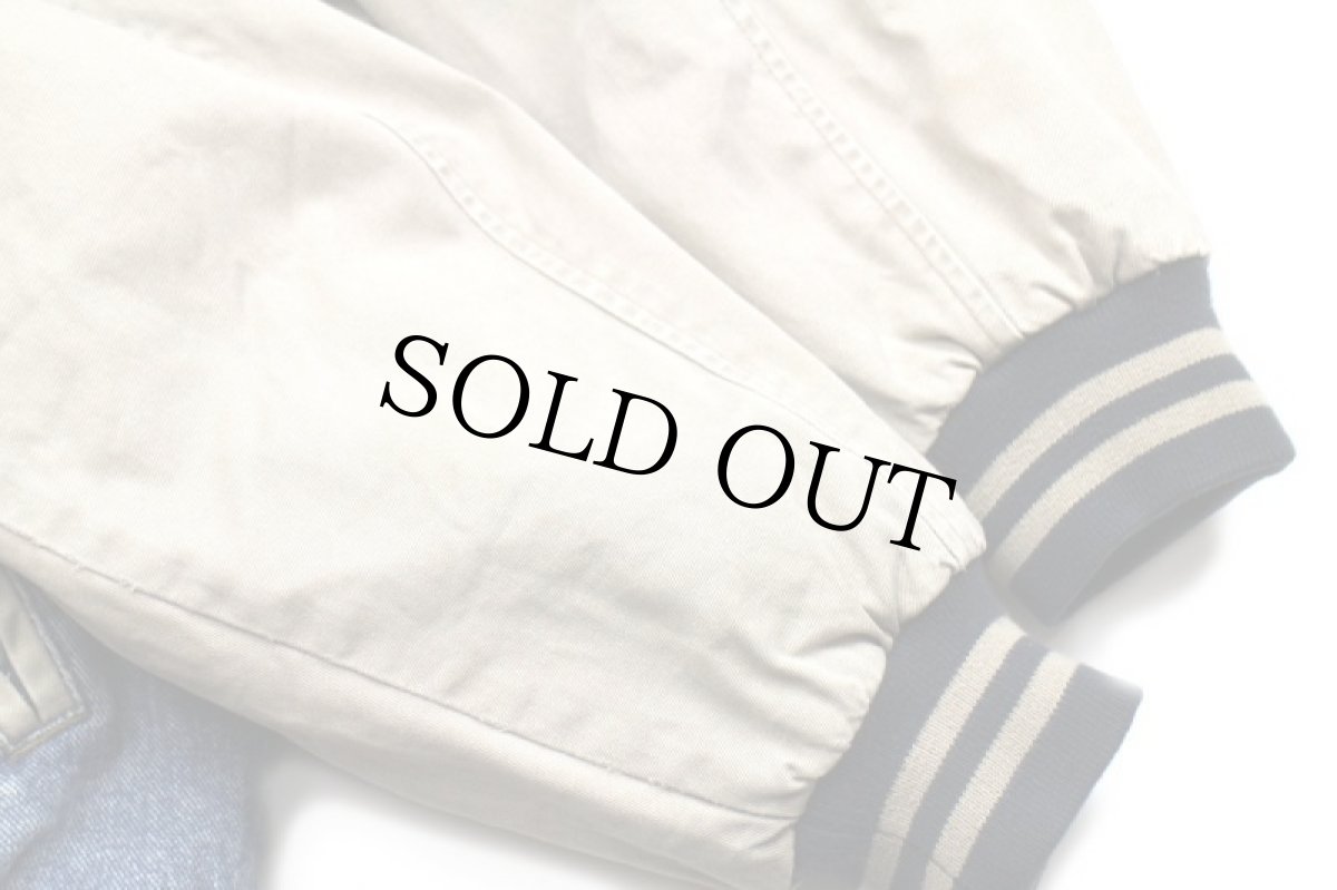 画像6: 90s GAPギャップ キルティングライナー コットン×デニムスタジャン L (6)