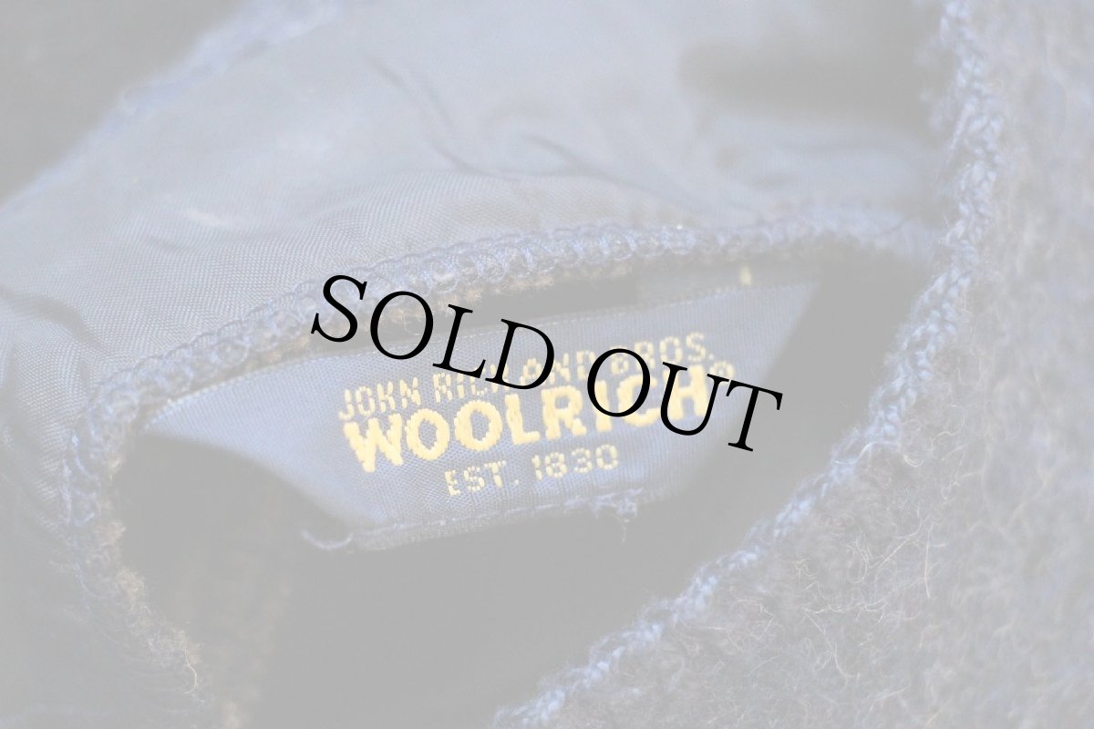 画像10: 00s WOOLRICH JOHN RICH AND BROS ウールリッチ 無地 リバーシブル ロング ウール ブランケット コート (10)