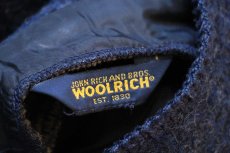 画像10: 00s WOOLRICH JOHN RICH AND BROS ウールリッチ 無地 リバーシブル ロング ウール ブランケット コート (10)