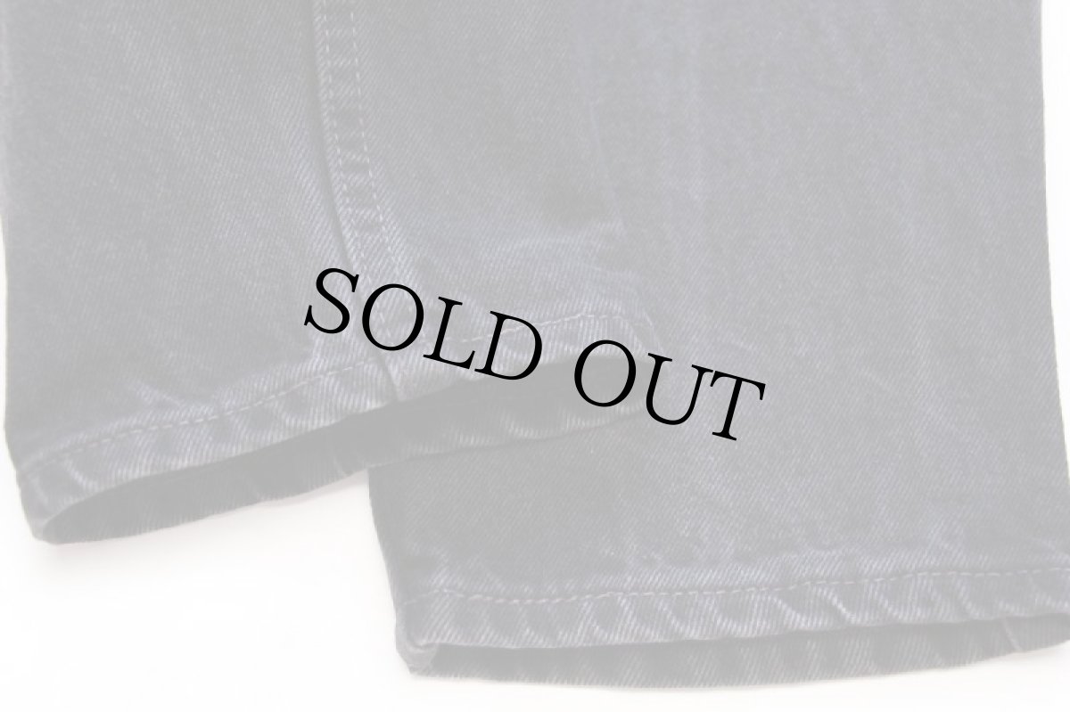 画像8: 90s USA製 Levi'sリーバイス 550 ブラック デニムパンツ 16 W M (8)