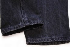 画像8: 90s USA製 Levi'sリーバイス 550 ブラック デニムパンツ 16 W M★164 (8)