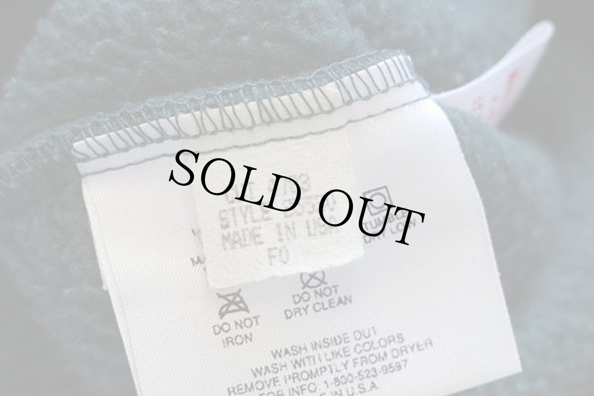 画像5: 90s USA製 patagoniaパタゴニア フリース スナップT 深緑 M (5)