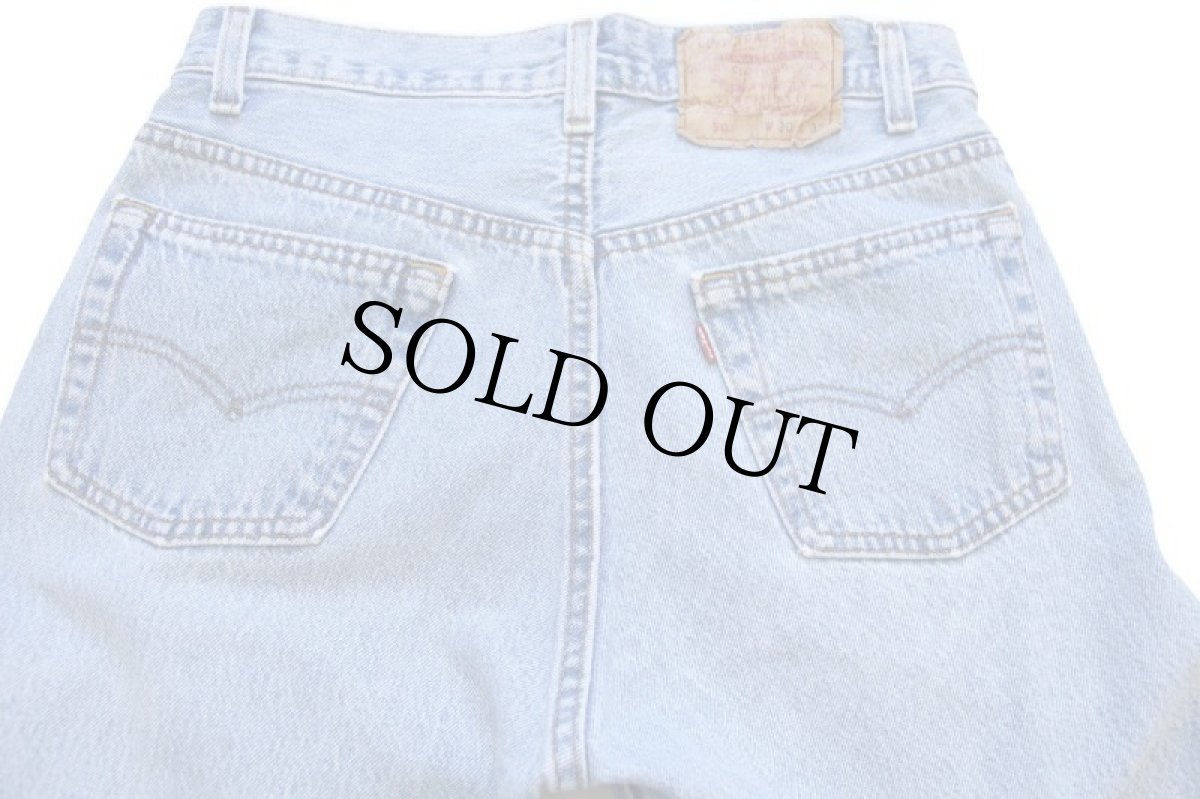 画像5: 90s USA製 Levi'sリーバイス 501 デニムパンツ w30 L32★93 (5)