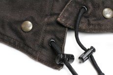 画像7: メキシコ製 carharttカーハート ARCTIC HOOD キルティングライナー ダックフード 焦げ茶 (7)