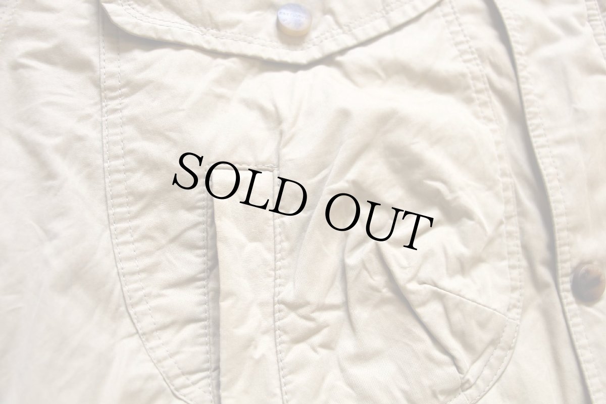 画像6: 90s イタリア製 BELFE チェック ウールライナー ポプリン フィールドジャケット カーキ 50 (6)