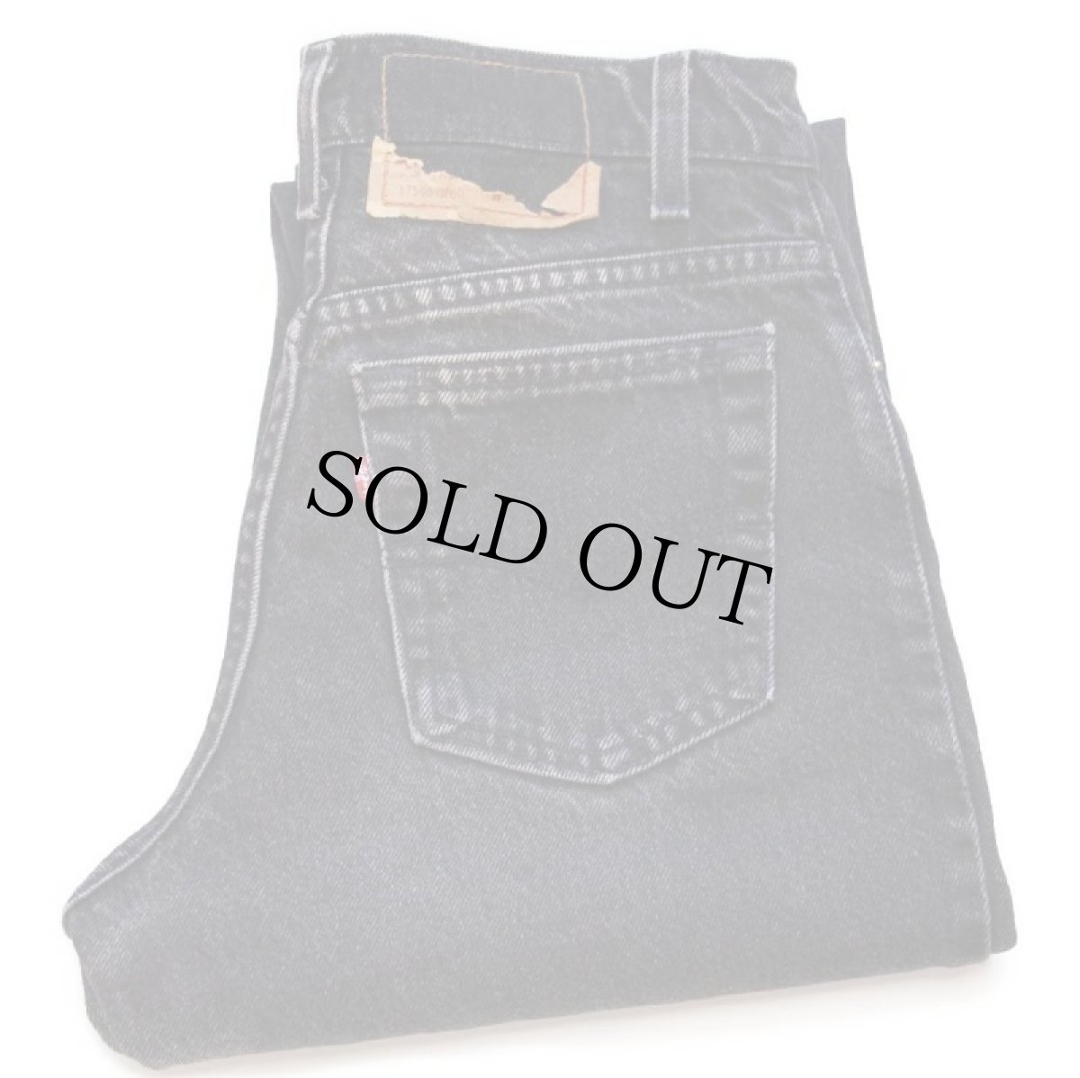 画像1: 90s USA製 Levi'sリーバイス 550 ブラック デニムパンツ 5 M★165 (1)