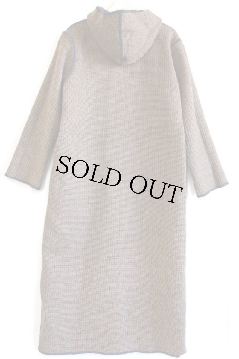 画像3: 00s WOOLRICH JOHN RICH AND BROS ウールリッチ 無地 リバーシブル ロング ウール ブランケット コート (3)