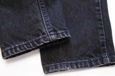 画像9: 90s USA製 Levi'sリーバイス 550 ブラック デニムパンツ 5 M★165 (9)