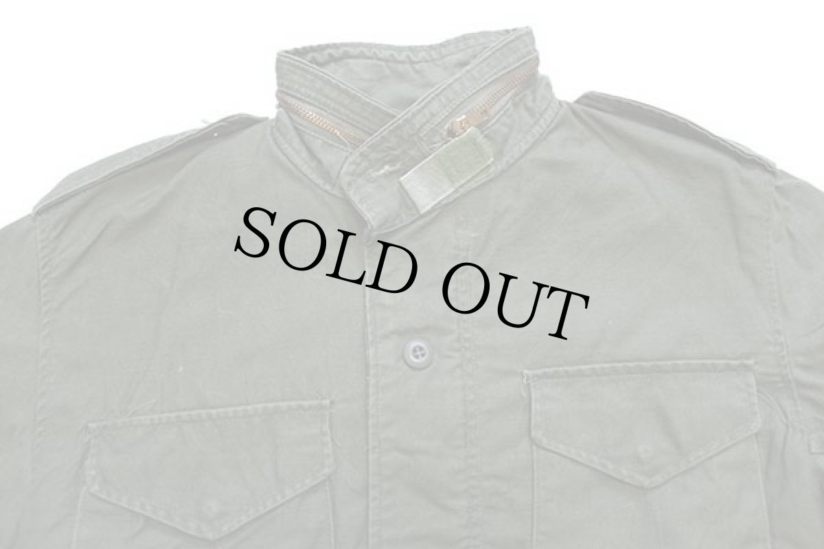 画像3: 80s 米軍 U.S.ARMY M-65 フィールドジャケット オリーブグリーン S-S★A (3)