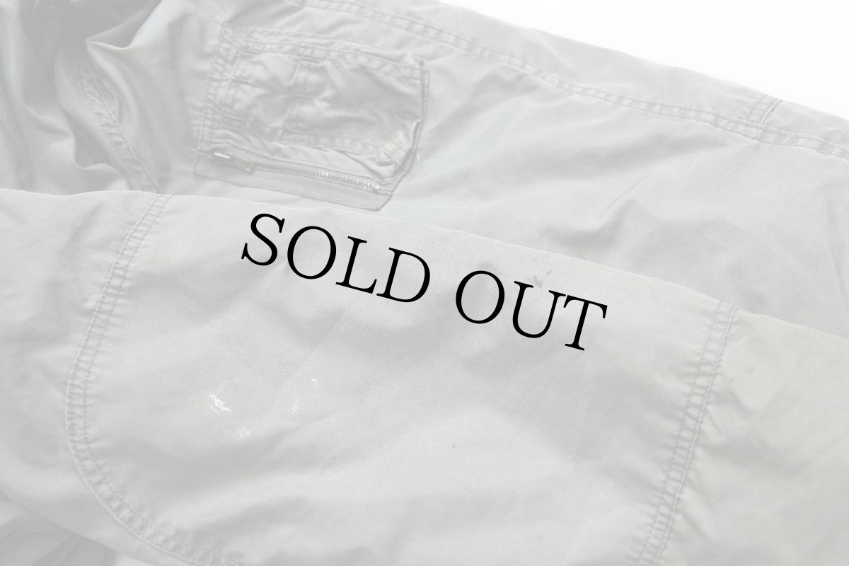 画像9: 80s 米軍 USAF N-3B フライトジャケット セージグリーン L (9)