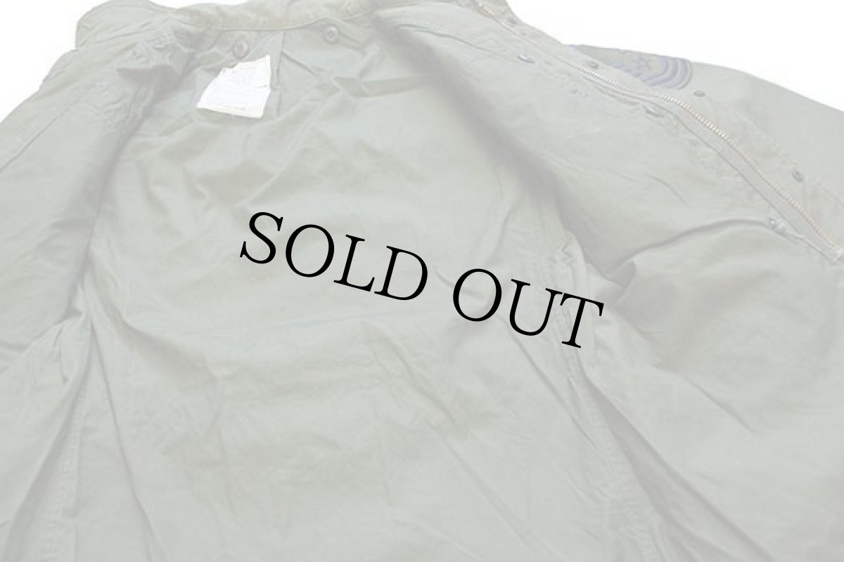 画像5: 70s 米軍 U.S.AIR FORCE パッチ付き M-65 フィールドジャケット オリーブグリーン S-R (5)