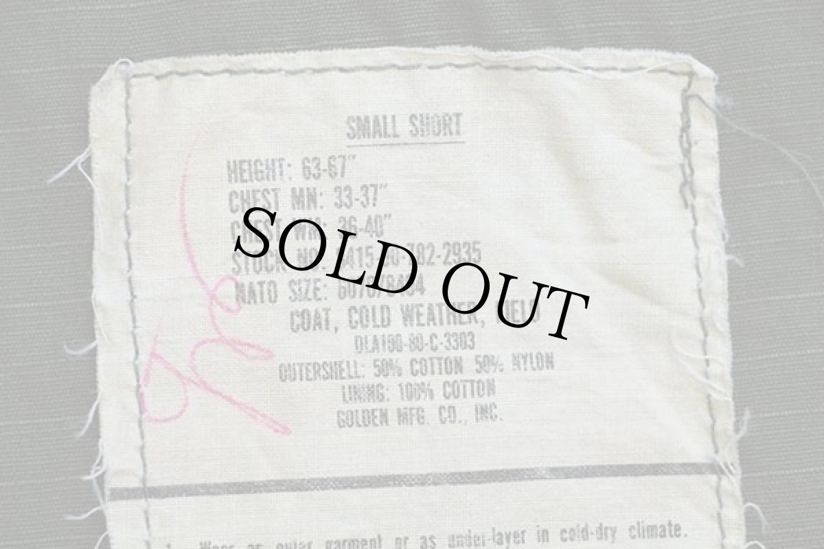 画像4: 80s 米軍 U.S.ARMY M-65 フィールドジャケット オリーブグリーン S-S★A (4)