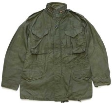 画像1: 70s 米軍 U.S.ARMY M-65 フィールドジャケット オリーブグリーン S-R (1)