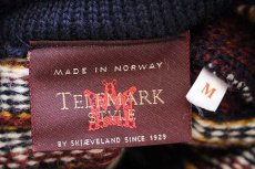 画像4: ノルウェー製 TELEMARK STYLE BY SKJAEVELAND ノルディック柄 ウールニット セーター (4)