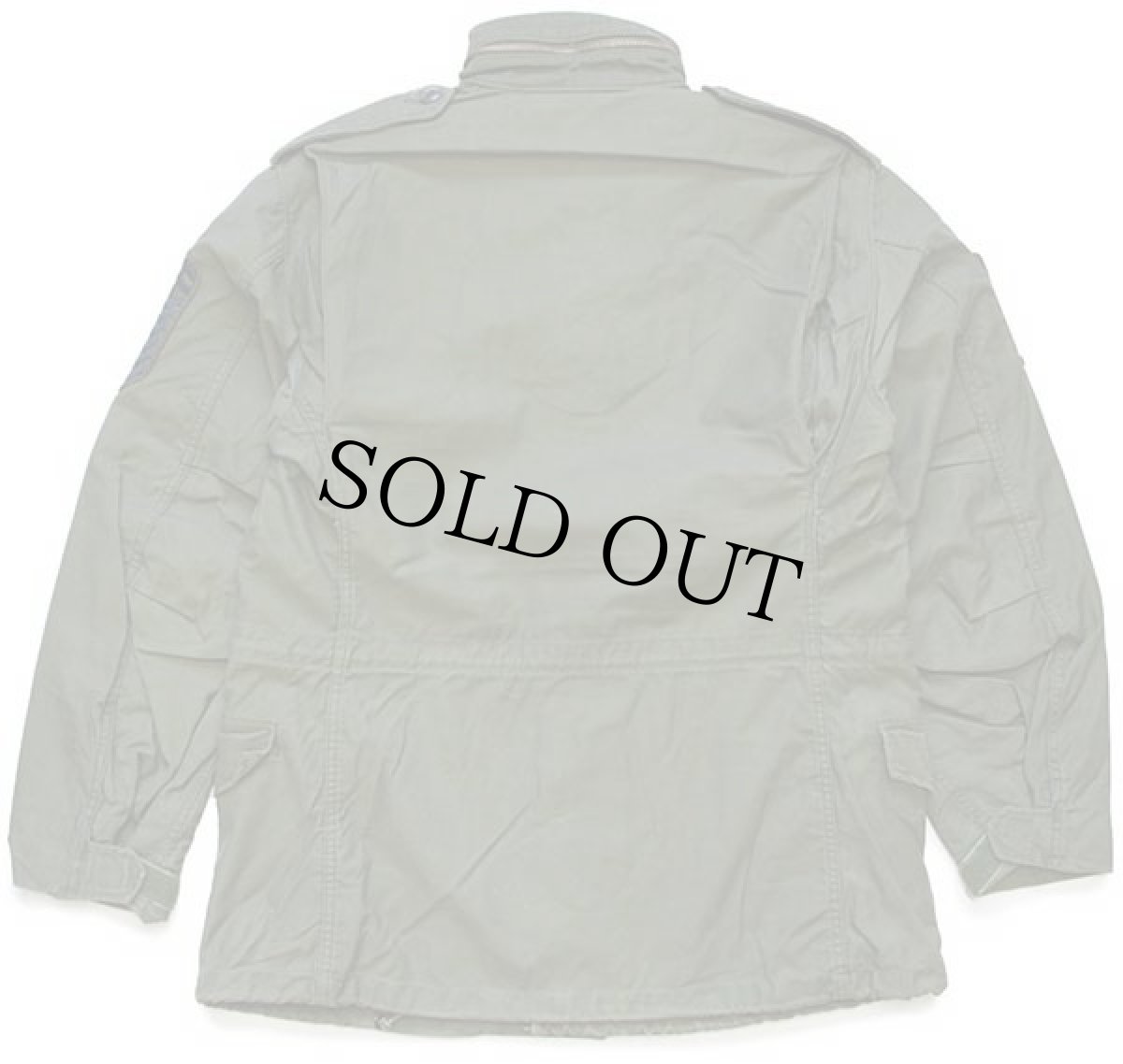 画像2: 70s 米軍 U.S.AIR FORCE パッチ付き M-65 フィールドジャケット オリーブグリーン S-R (2)