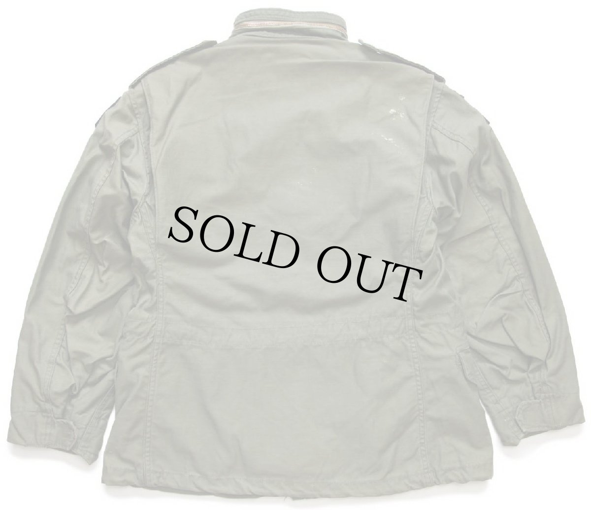 画像2: 80s 米軍 U.S.ARMY AIRBORNE パッチ付き M-65 フィールドジャケット オリーブグリーン S-XS (2)