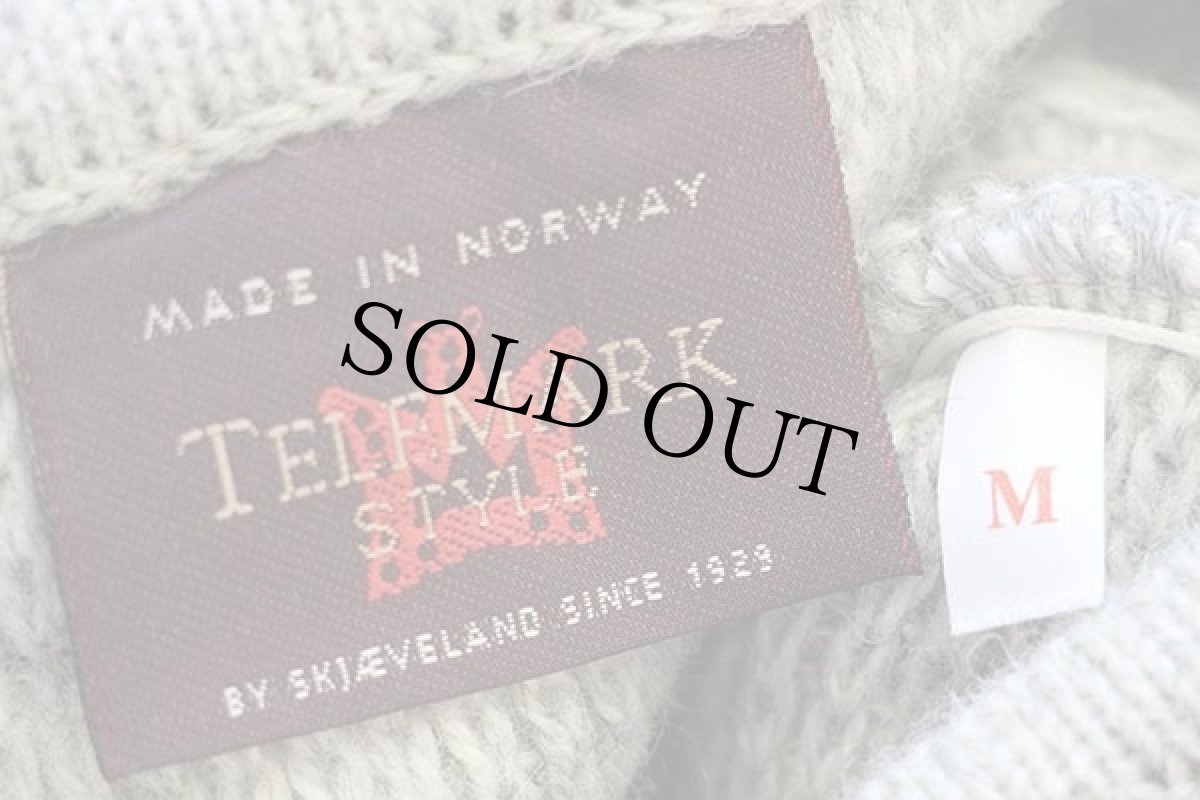 画像4: ノルウェー製 TELEMARK STYLE BY SKJAEVELAND ノルディック柄 チロリアンテープ プルオーバー ウールニット セーター (4)