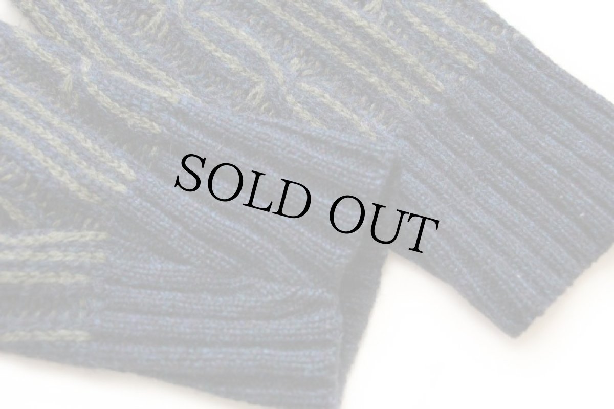 画像6: GEIGER 編み柄 チロリアン ウールニット カーディガン (6)