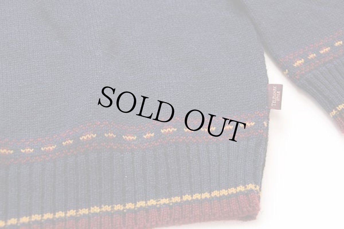 画像5: ノルウェー製 TELEMARK STYLE BY SKJAEVELAND ノルディック柄 ウールニット セーター (5)