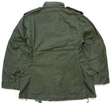 画像2: 80s 米軍 U.S.ARMY M-65 フィールドジャケット オリーブグリーン S-S★A (2)