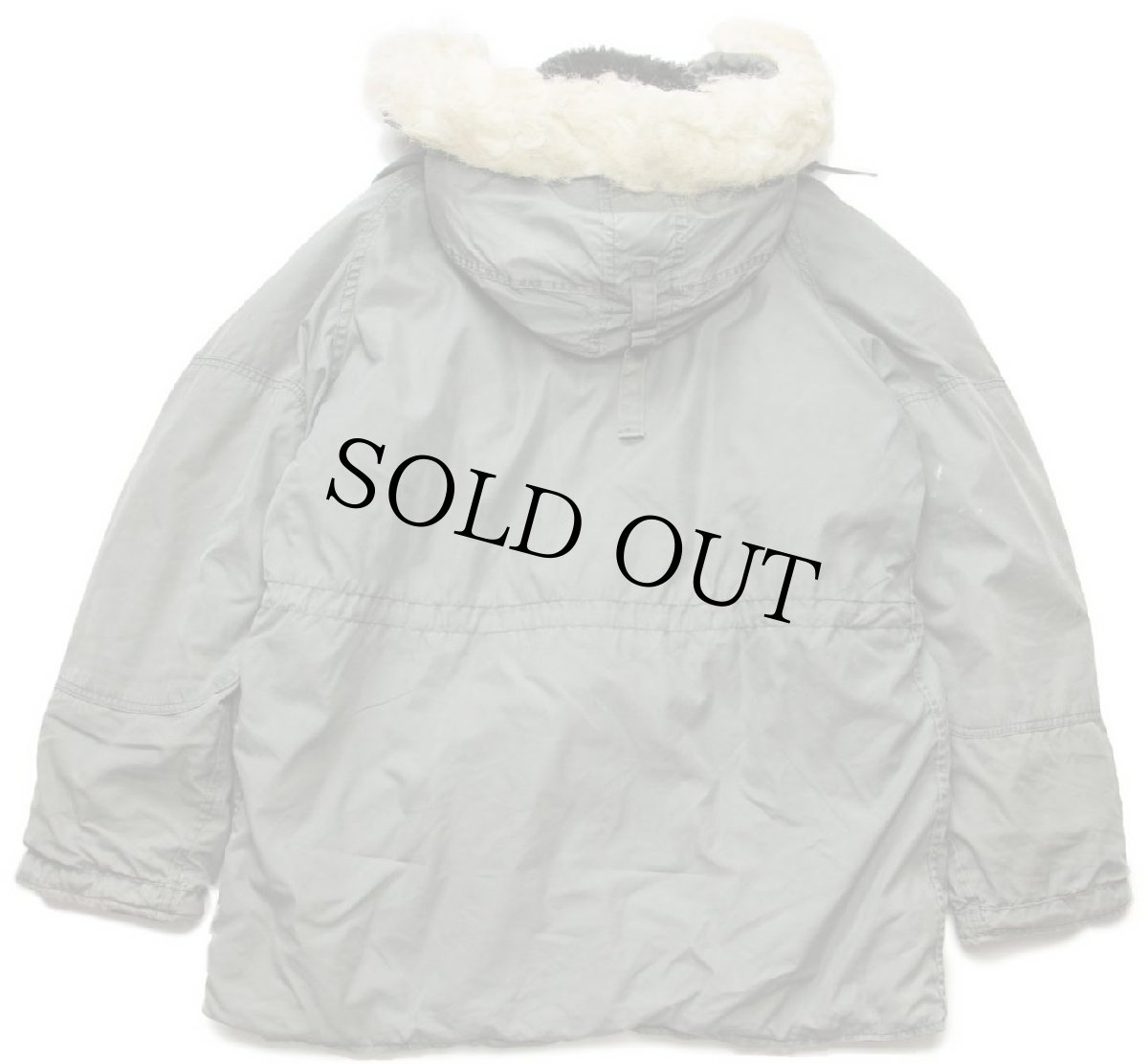 画像2: 80s 米軍 USAF N-3B フライトジャケット セージグリーン L (2)