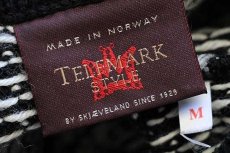 画像4: ノルウェー製 TELEMARK STYLE BY SKJAEVELAND ノルディック柄 チロリアンテープ プルオーバー ウールニット セーター 黒 (4)