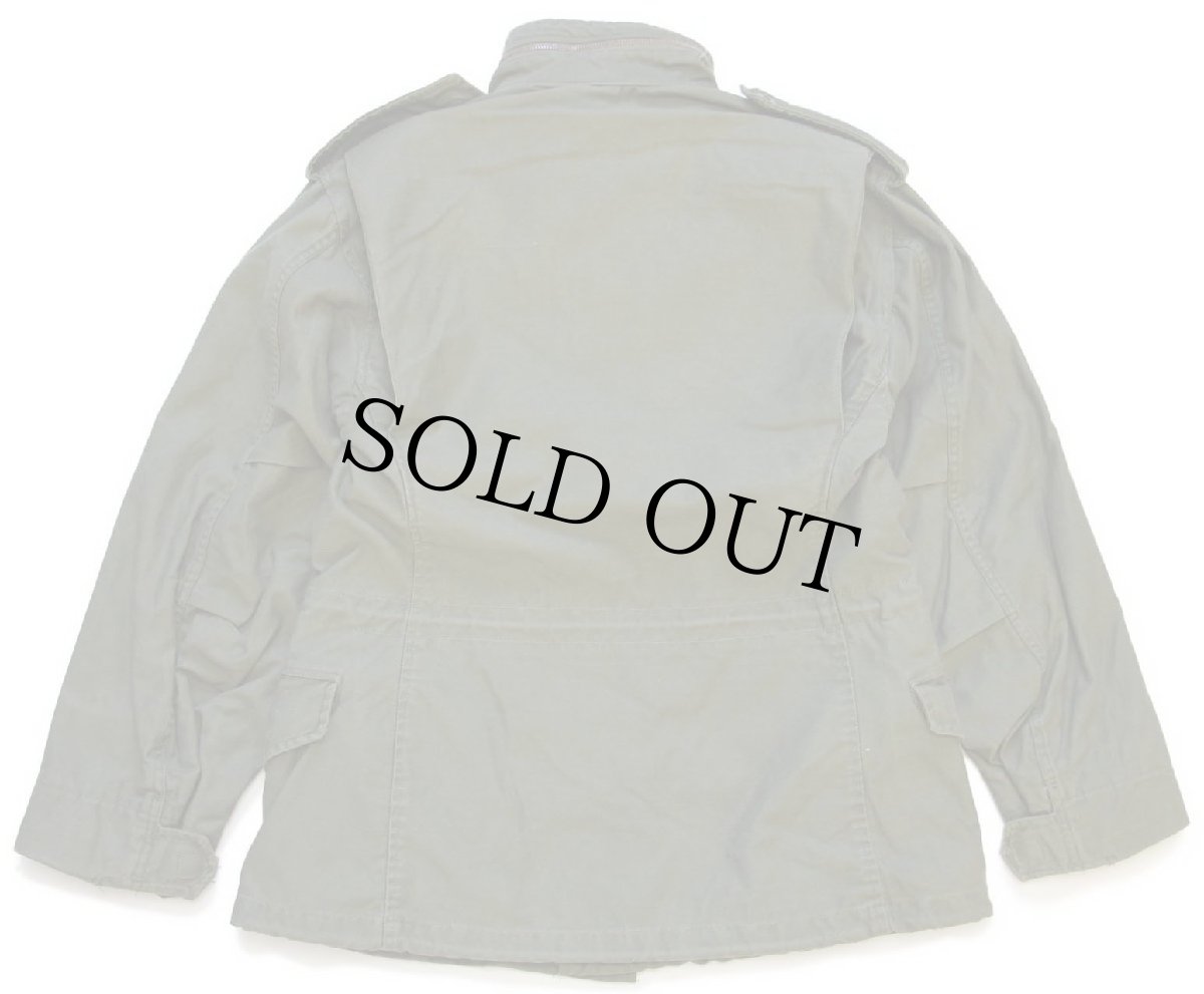 画像2: 80s 米軍 U.S.ARMY パッチ付き M-65 フィールドジャケット オリーブグリーン XS-XS★ALPHAアルファ (2)