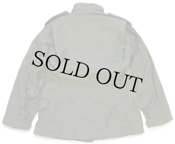 80s 米軍 U.S.ARMY パッチ付き M-65 フィールドジャケット オリーブ