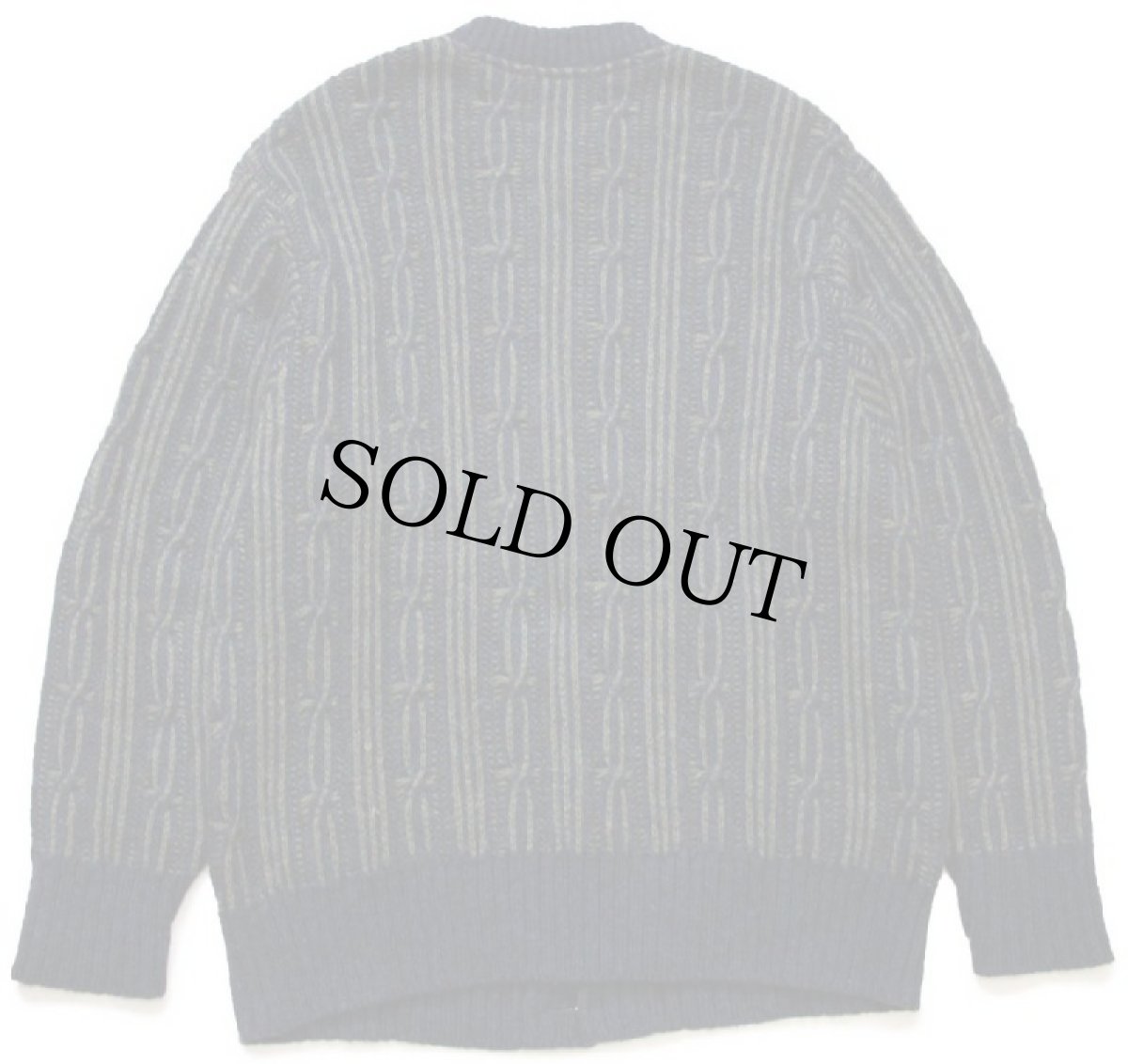 画像2: GEIGER 編み柄 チロリアン ウールニット カーディガン (2)