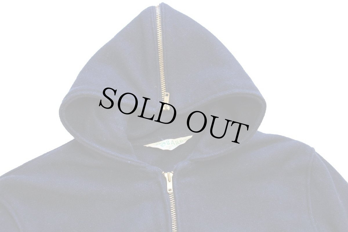 画像3: 60s BARRY メルトン ウール カデットコート 紺 M (3)