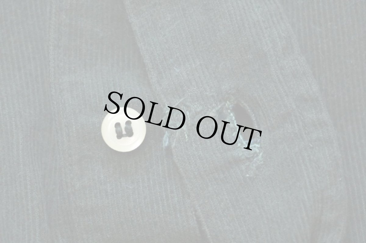 画像6: 90s Henry Cotton's 三点留め ボタンダウン コットン コーデュロイシャツ 濃緑 15.5 (6)