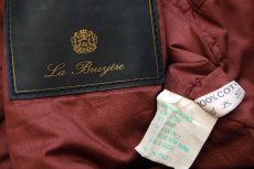 画像4: イタリア製 La Bruyere N-3Bタイプ 中綿入り ヌバック レザージャケット 赤茶 (4)