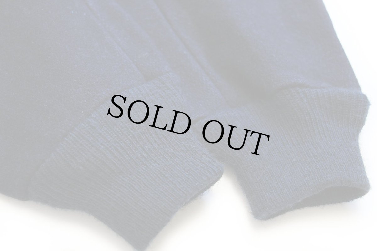 画像8: 60s BARRY メルトン ウール カデットコート 紺 M (8)