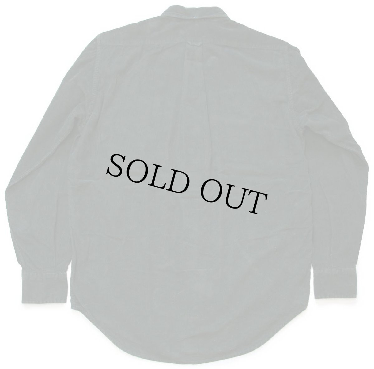 画像2: 90s Henry Cotton's 三点留め ボタンダウン コットン コーデュロイシャツ 濃緑 15.5 (2)