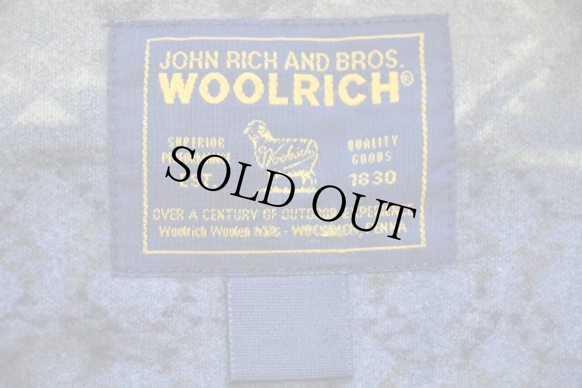 画像4: 00s WOOLRICH JOHN RICH&BROS ウールリッチ フォークロア柄 ボタンダウン コットン シャモアクロスシャツ L (4)