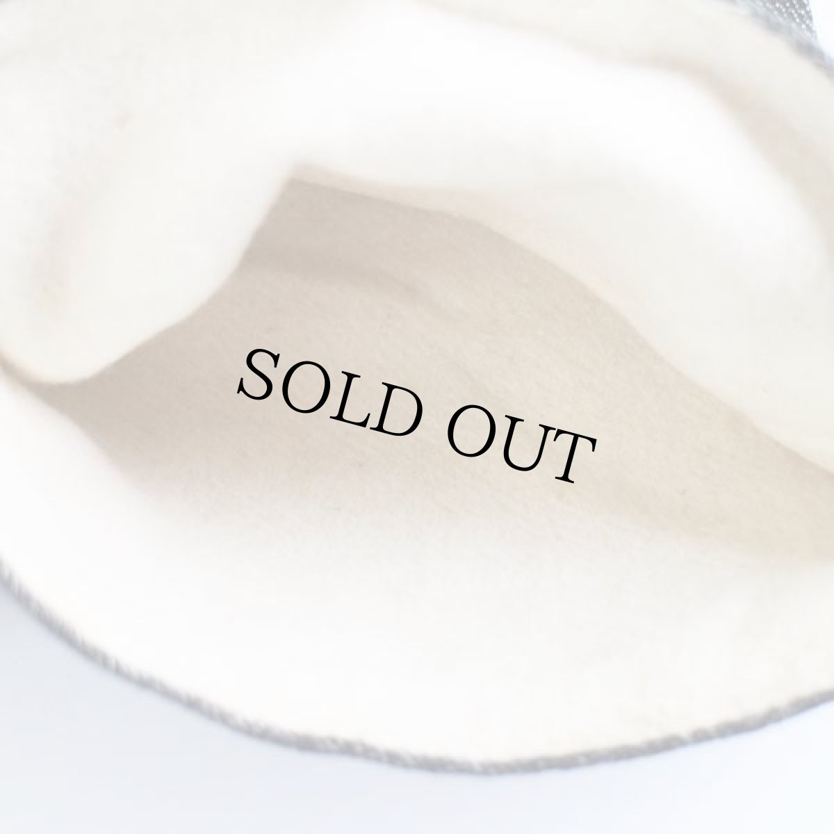 画像4: ビンテージ ブラックシャンブレー ミトン グローブ★A 手袋 (4)