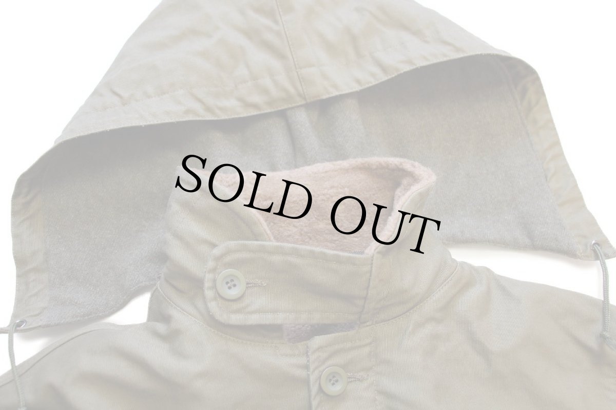 画像3: イタリア軍 フード&チンスト&ボアライナー付き デッキジャケット オリーブドラブ★N-1 (3)