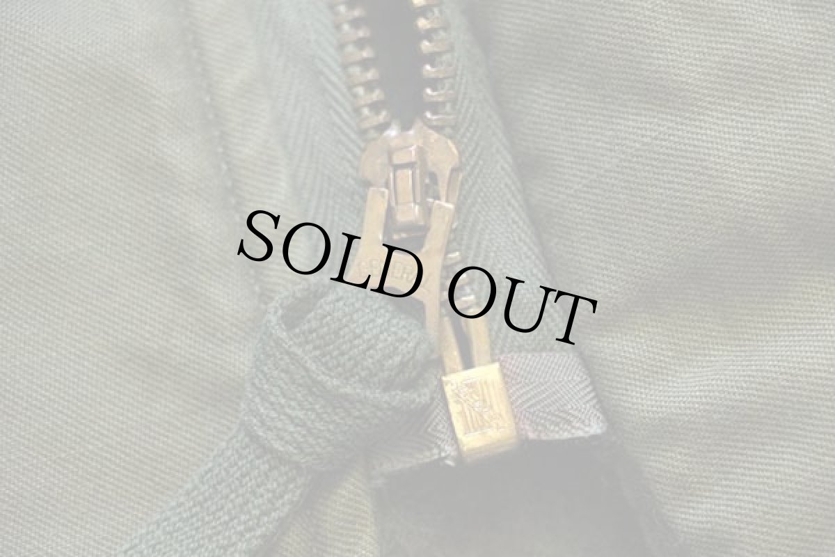 画像7: 70s 米軍 U.S.NAVY A-2 ステンシル ボアライナー デッキジャケット オリーブグリーン M★ALPHAアルファ (7)