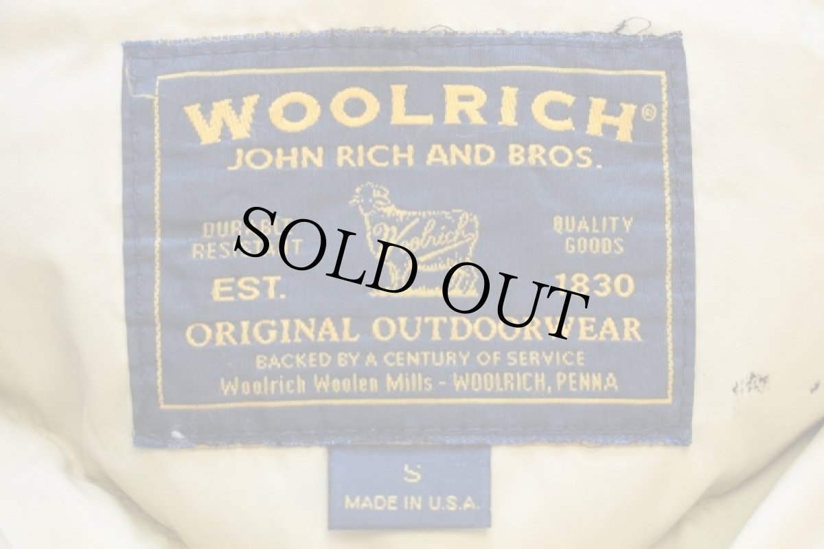 画像4: 00s USA製 WOOLRICH JOHN RICH&BROS. ウールリッチ コヨーテファー アークティックパーカー ダウンコート オリーブ S★A B-9タイプ (4)