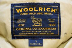 画像4: 00s USA製 WOOLRICH JOHN RICH&BROS. ウールリッチ コヨーテファー アークティックパーカー ダウンコート オリーブ S★A B-9タイプ (4)