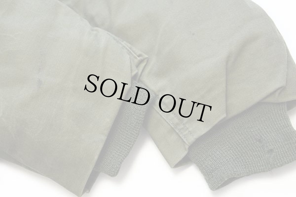 画像8: 70s 米軍 U.S.NAVY A-2 ステンシル ボアライナー デッキジャケット オリーブグリーン M★ALPHAアルファ (8)