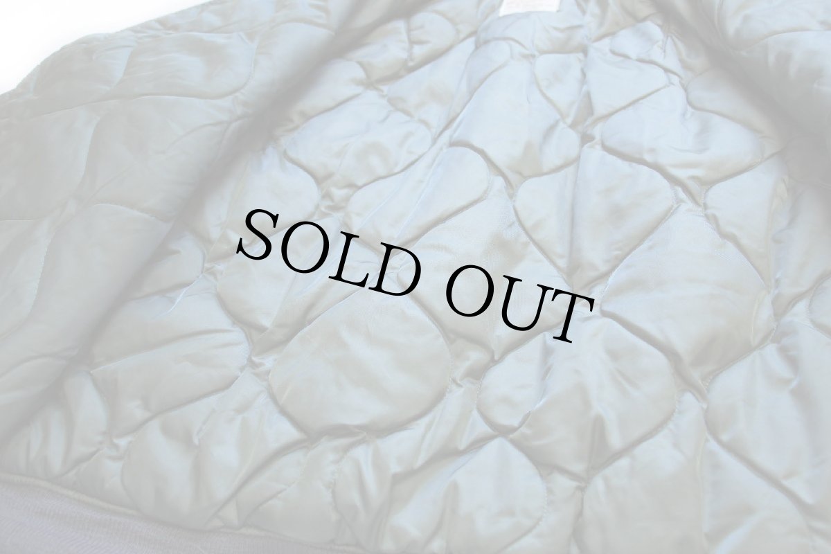 画像5: 90s ALPHAアルファ MA-1 グランドクルー キルティングライナー フライトジャケット セージグリーン XL (5)