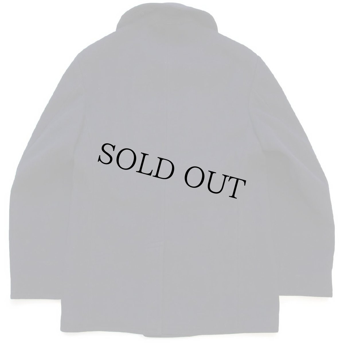 画像2: 40s 米軍 U.S.NAVY NAVAL 10ボタン メルトン ウール ピーコート 濃紺 (2)