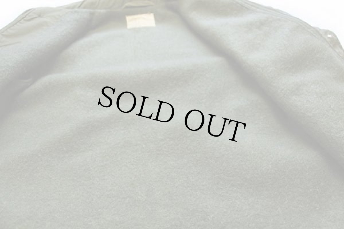 画像6: 70s 米軍 U.S.NAVY A-2 ステンシル ボアライナー デッキジャケット オリーブグリーン M★ALPHAアルファ (6)