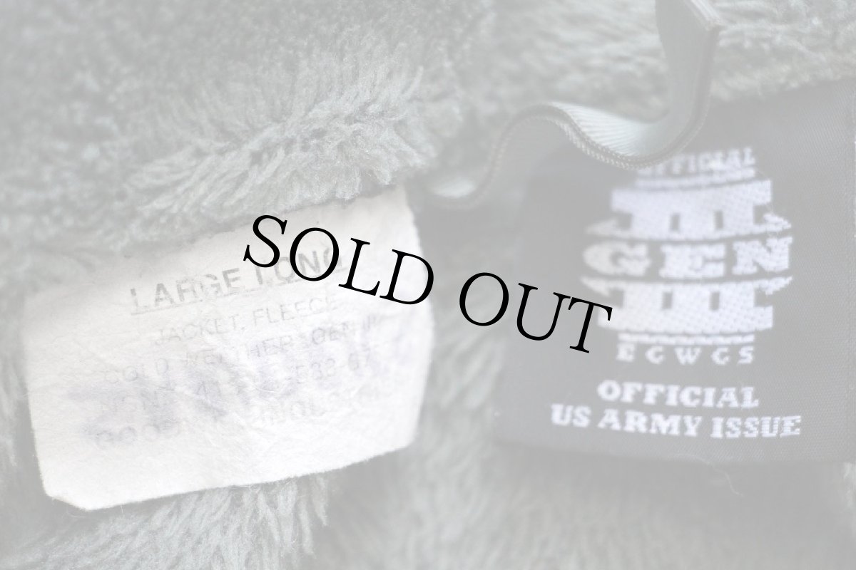 画像4: 00s 米軍 ECWCS GEN3 LEVEL3 POLARTEC フリースジャケット フォリアージグリーン L-L (4)