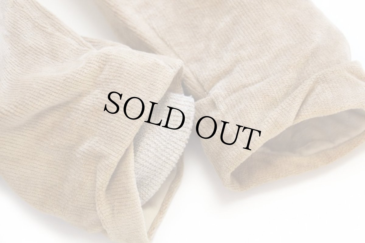 画像7: 70s USA製 William Barry ボアライナー コーデュロイ ランチコート 薄茶 20 (7)