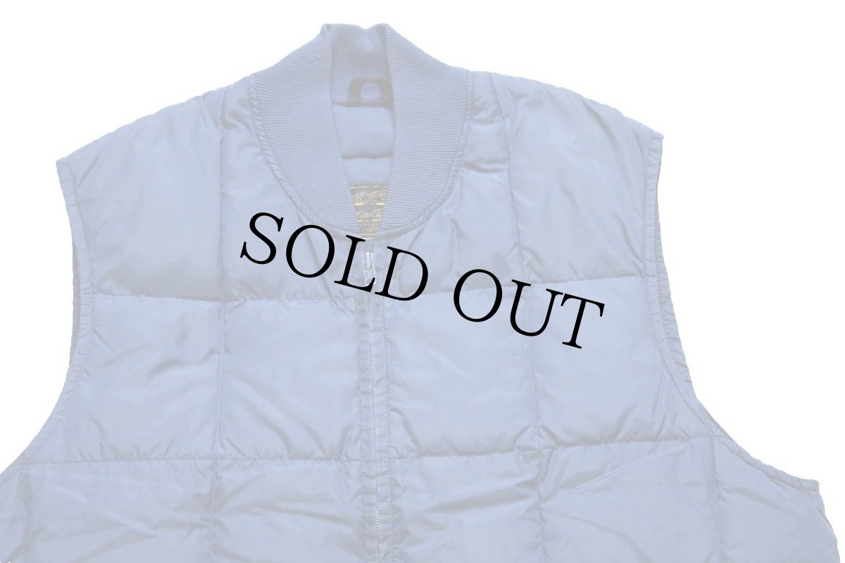 画像3: 80s EddieBauerエディーバウアー ナイロン インナー ダウンベスト 紺 (3)