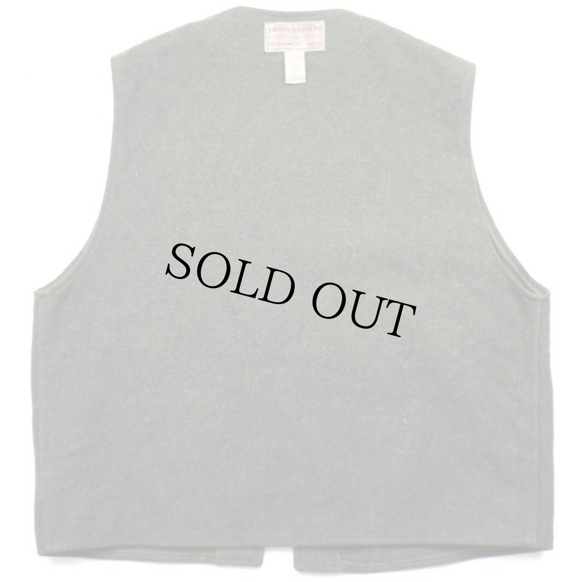 画像5: 90s USA製 FILSONフィルソン マッキーノ ウール ライナーベスト オリーブ 44 (5)