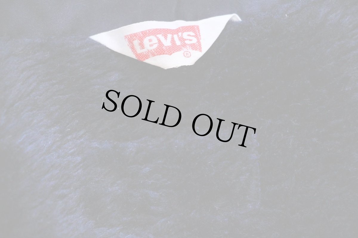 画像3: 70s LEVI'Sリーバイス BIGE 襟ボア ボアライナー ジャケット 紺 (3)